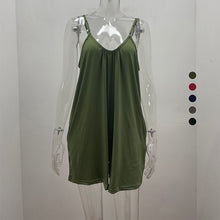 Load image into Gallery viewer, Sleeveless Romper with Pockets