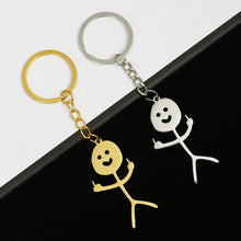 Load image into Gallery viewer, Funny Stickman Keychain