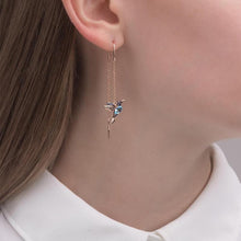 Load image into Gallery viewer, Ladies Elegant Hummingbird Rhinestone Stud Earrings