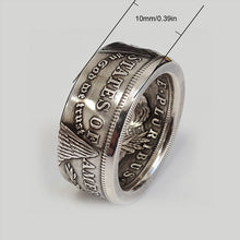 Load image into Gallery viewer, Classic Morgan Dollar Coin Ring