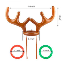 Load image into Gallery viewer, Christmas Reindeer Antler Ring Toss Game