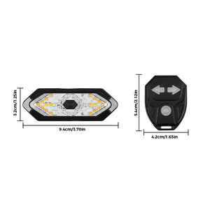 LED Wireless Remote Control Bicycle Tail Light