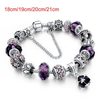 Load image into Gallery viewer, Amethyst Crystal Birthstones Bracelet