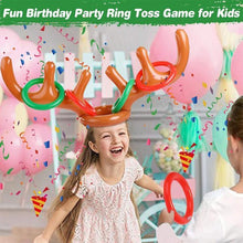 Load image into Gallery viewer, Christmas Reindeer Antler Ring Toss Game