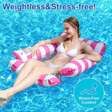 Load image into Gallery viewer, Inflatable Hammock Pool Floating Chair for Adult