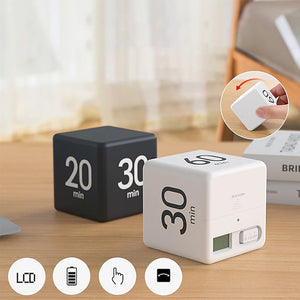 Cube Timer for Time Management and Countdown Settings