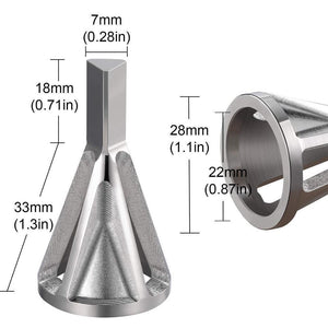 DOMOM Deburring External Chamfer Tool for Drill Bit, 2 Pack