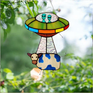 Creative Alien Cow Pendant