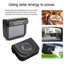 Load image into Gallery viewer, Vehicle Solar Powered Car Vent Window Fan