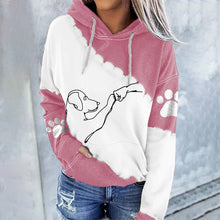 Load image into Gallery viewer, Dog High Five Print Hoodie