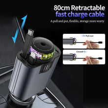 Load image into Gallery viewer, 5 in 1 Retractable Car Charger