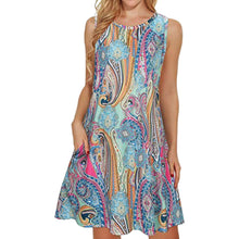 Load image into Gallery viewer, Women Beach Floral Sundress