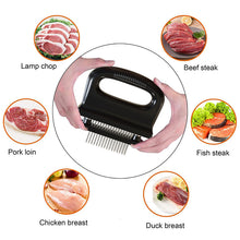 Load image into Gallery viewer, Meat Tenderizer with 48 Stainless Steel Blades