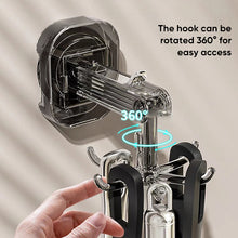 Load image into Gallery viewer, Suction Cup Six-Claw Swivel Hook