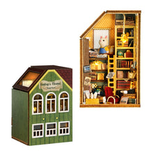 Load image into Gallery viewer, Mini Rabbit Town Wooden Doll House Kit with Furniture