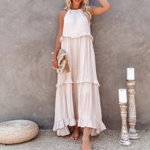 Irregular Strap Dress