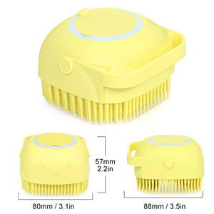 Pet Silicone Bath Brush