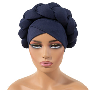 Boho Braided Turban Hat