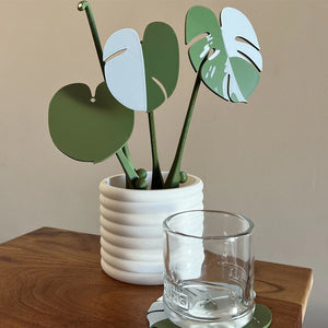 Funny Monstera Coaster