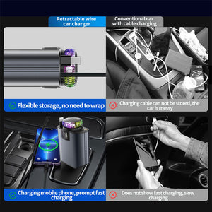 5 in 1 Retractable Car Charger