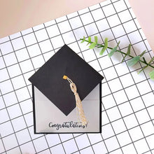 Load image into Gallery viewer, Degree Cap Graduation Card