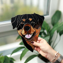 Load image into Gallery viewer, Peeking Dog Suncatcher Series