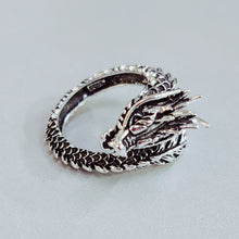 Load image into Gallery viewer, Silver Dragon Unusual Ring