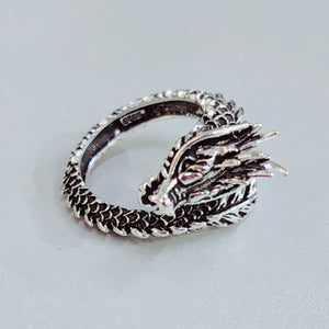 Silver Dragon Unusual Ring