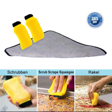 Load image into Gallery viewer, 3-in-1 Silicone Cleaning Brush Scrub，Scrape &amp; Squeegee