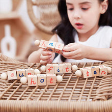 Load image into Gallery viewer, Montessori Alphabet Wooden Educational Phonetic Reading Blocks