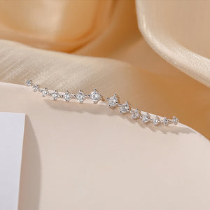 Seven Star Diamond Stud Earrings