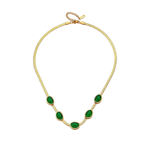 Emerald Necklace & Bracelet