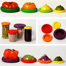 Load image into Gallery viewer, 4 Silicone Food Preservation Cover Set