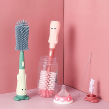 Load image into Gallery viewer, Silicone Baby Bottle Brush Kit