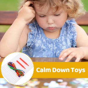 Sensory Calm Down Threading Boards