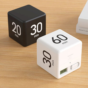 Cube Timer for Time Management and Countdown Settings