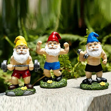 Load image into Gallery viewer, Funny Workout Garden Gnomes Statues