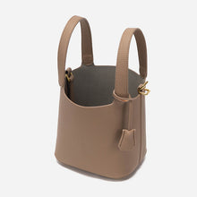 Load image into Gallery viewer, Trendy Plain Color Leather Handbag with Lock Design