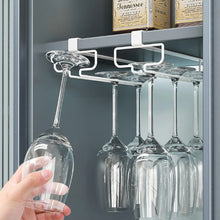 Load image into Gallery viewer, Under Cabinet Single Row Wine Glass Holder