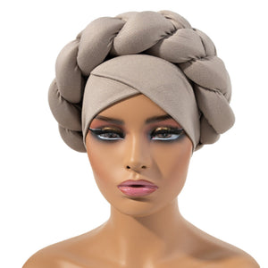 Boho Braided Turban Hat