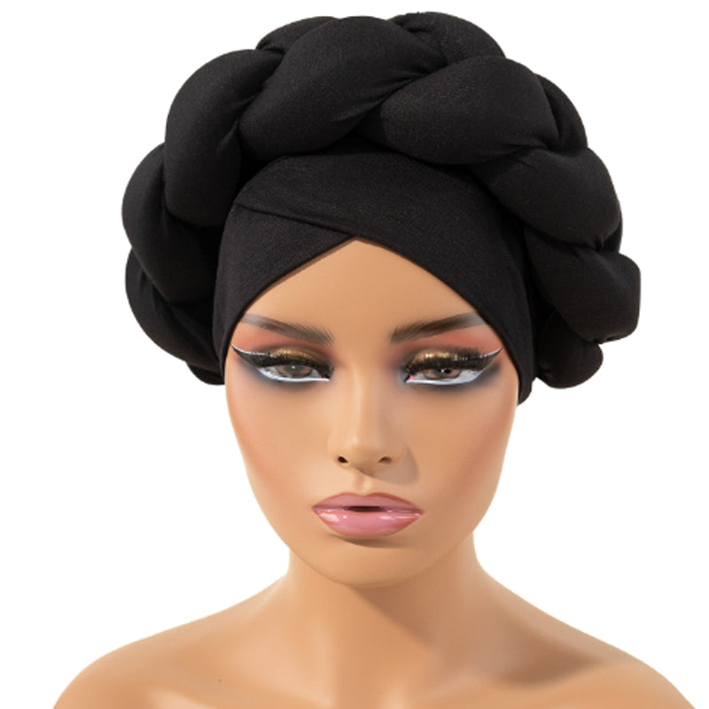 Boho Braided Turban Hat