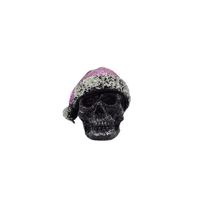 Mini Skeleton with Christmas Hat