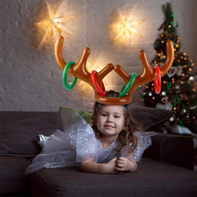 Load image into Gallery viewer, Christmas Reindeer Antler Ring Toss Game