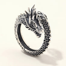 Load image into Gallery viewer, Silver Dragon Unusual Ring