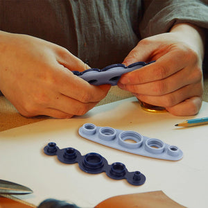 Universal Self-Cover Button-Making Tools Set