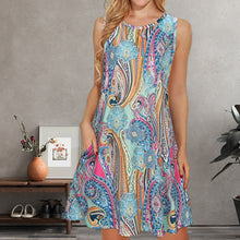 Load image into Gallery viewer, Women Beach Floral Sundress