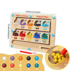 Ice Cream Color and Number Magnetic Board