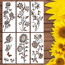 Load image into Gallery viewer, 🔥DIY Decoration🌻 - Garden Fence Large Flower Drawing Stencils