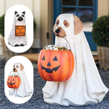 Load image into Gallery viewer, Halloween Pumpkin Ghost Candy Bowl Holder