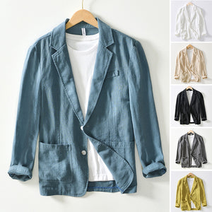 Classic Linen Blazer